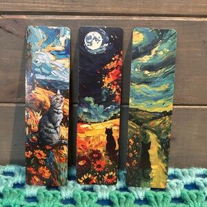 3/$10 Cat Bookmark Set